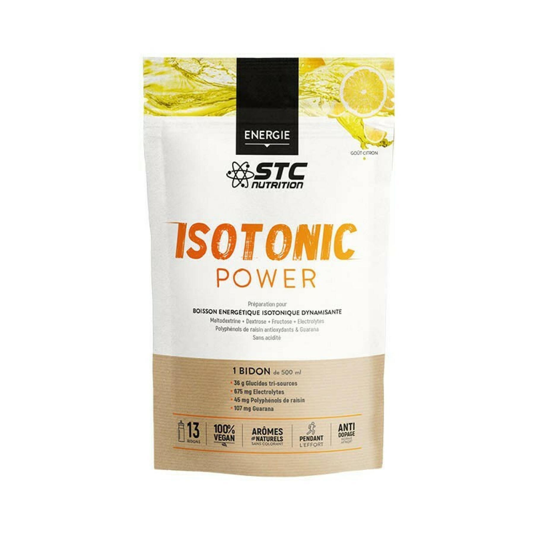 Doypack potenza isotonica con misurino STC Nutrition - menthe - 525g