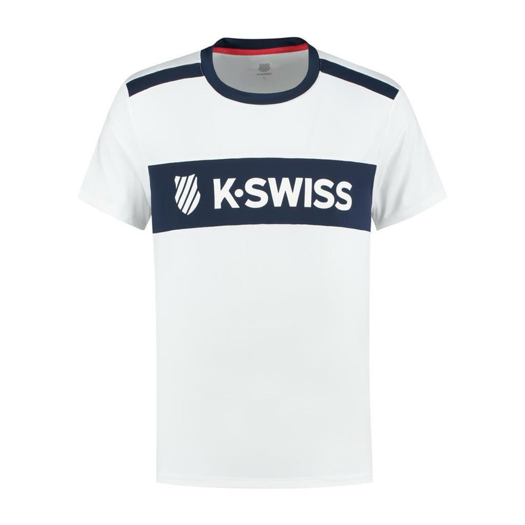 Maglietta K-Swiss heritage sport logo