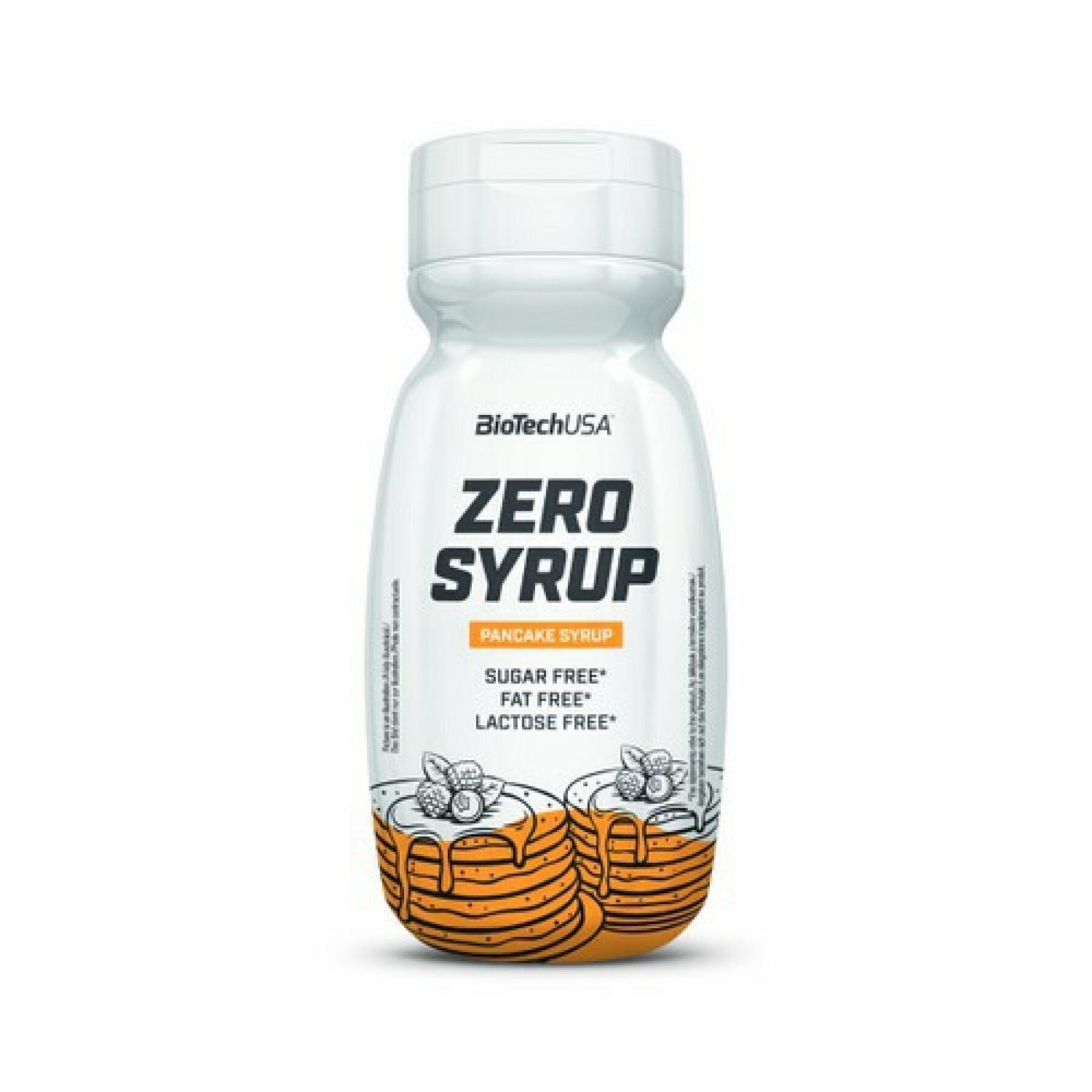 Confezione da 6 tubi di snack Biotech USA zero syrup - Sirop d'érable 320ml