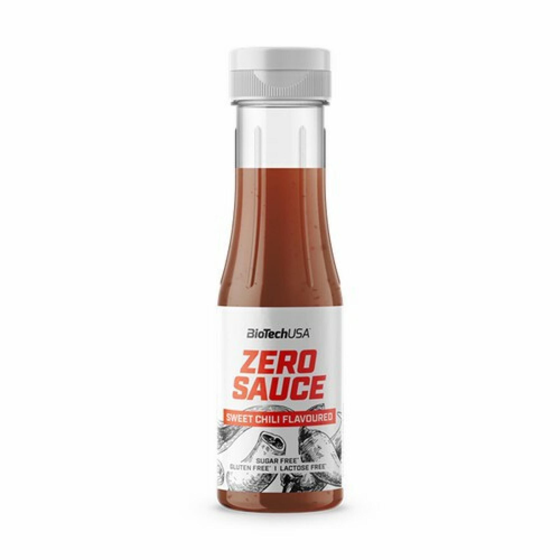 Tubo per snack Biotech USA zero sauce - Chili douce 350ml