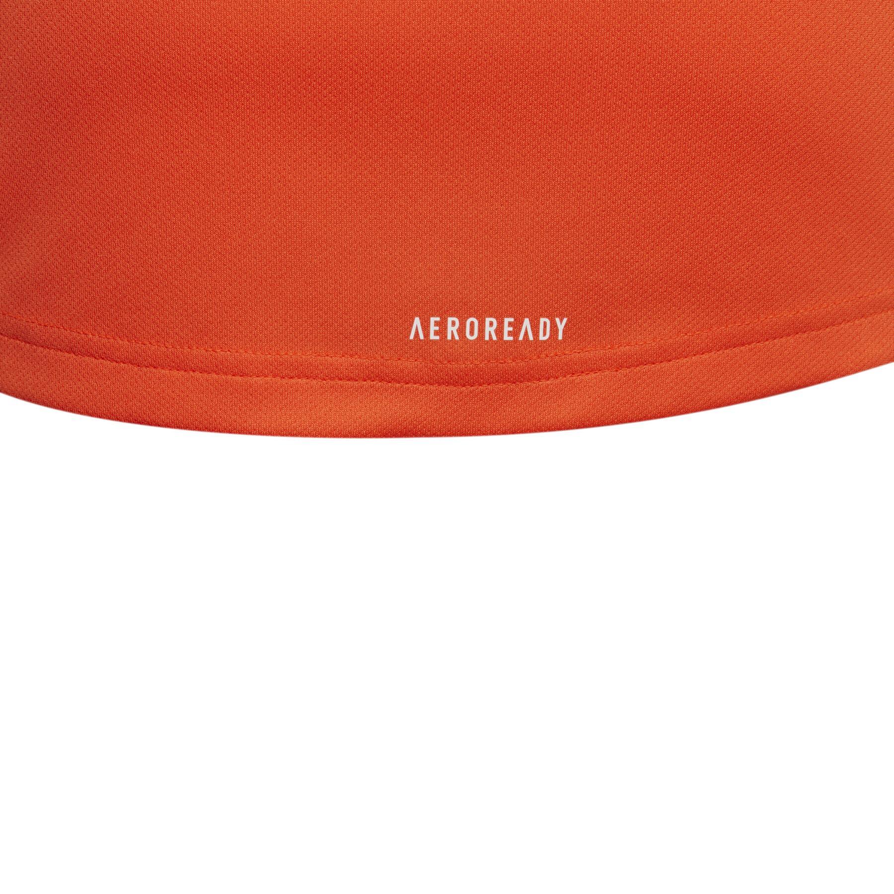 Maglietta con grande logo del bambino adidas Aeroready