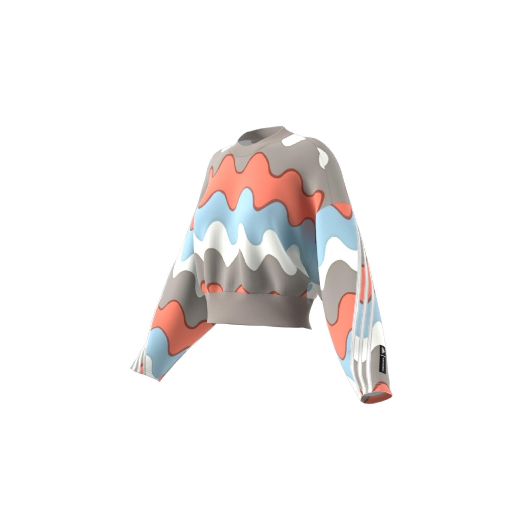 Sweatshirt donna adidas Marimekko Future Icons 3-Stripes