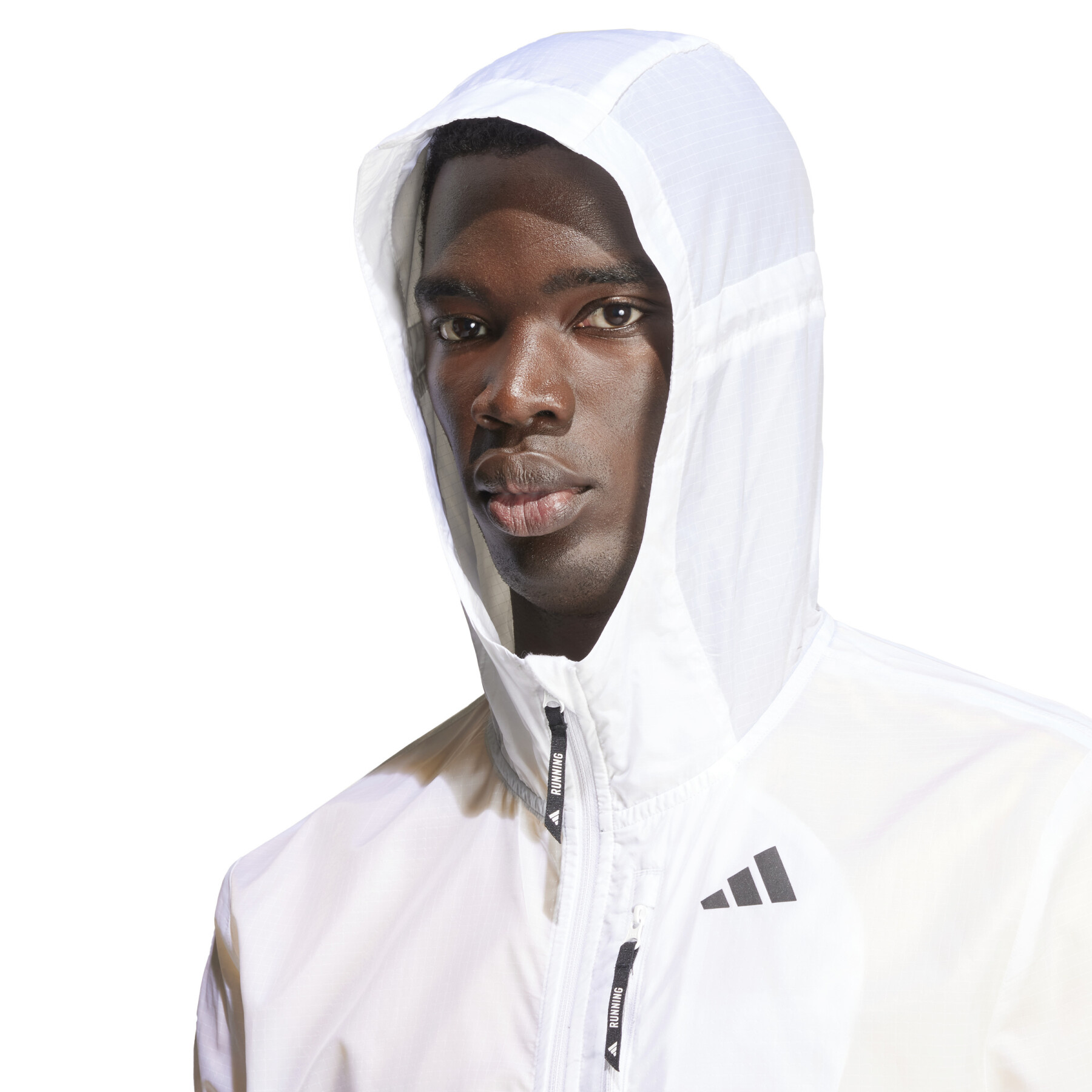 Giacca impermeabile Adidas Own the Run 3 Stripes