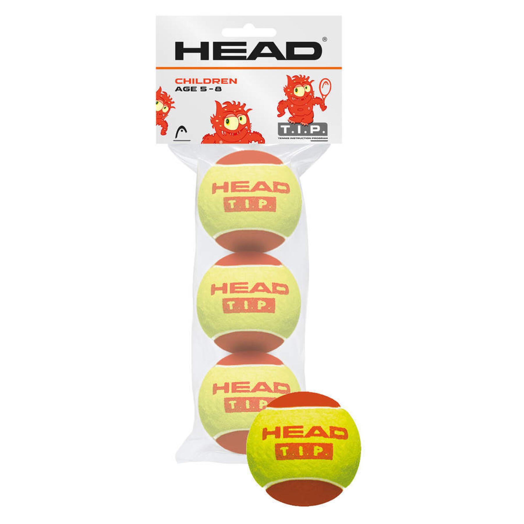 Palline da tennis per bambini Head T.I.P. (x3)
