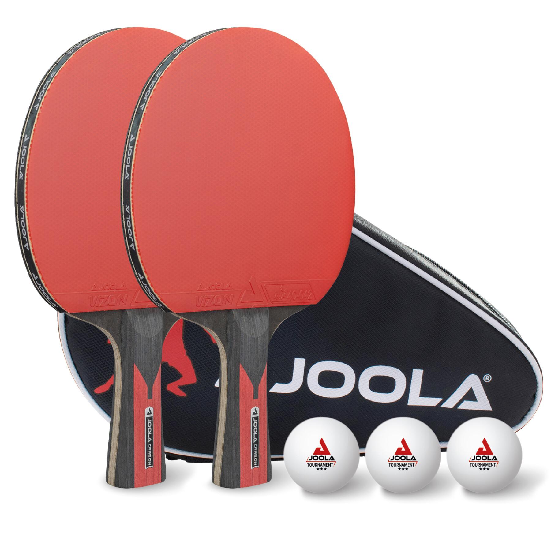 Set di 2 racchette da ping pong Joola Carbon