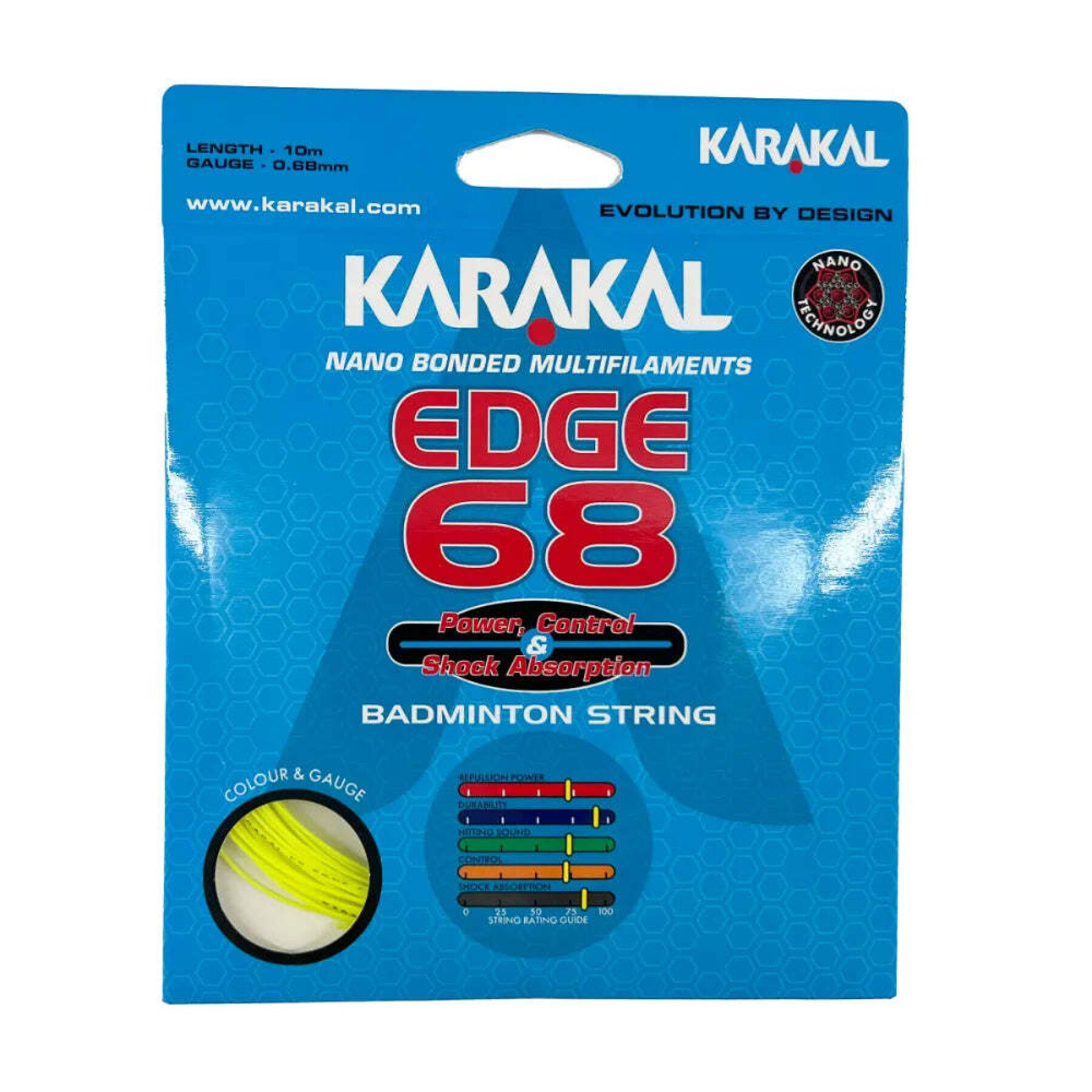 Corde da badminton Karakal Edge 68