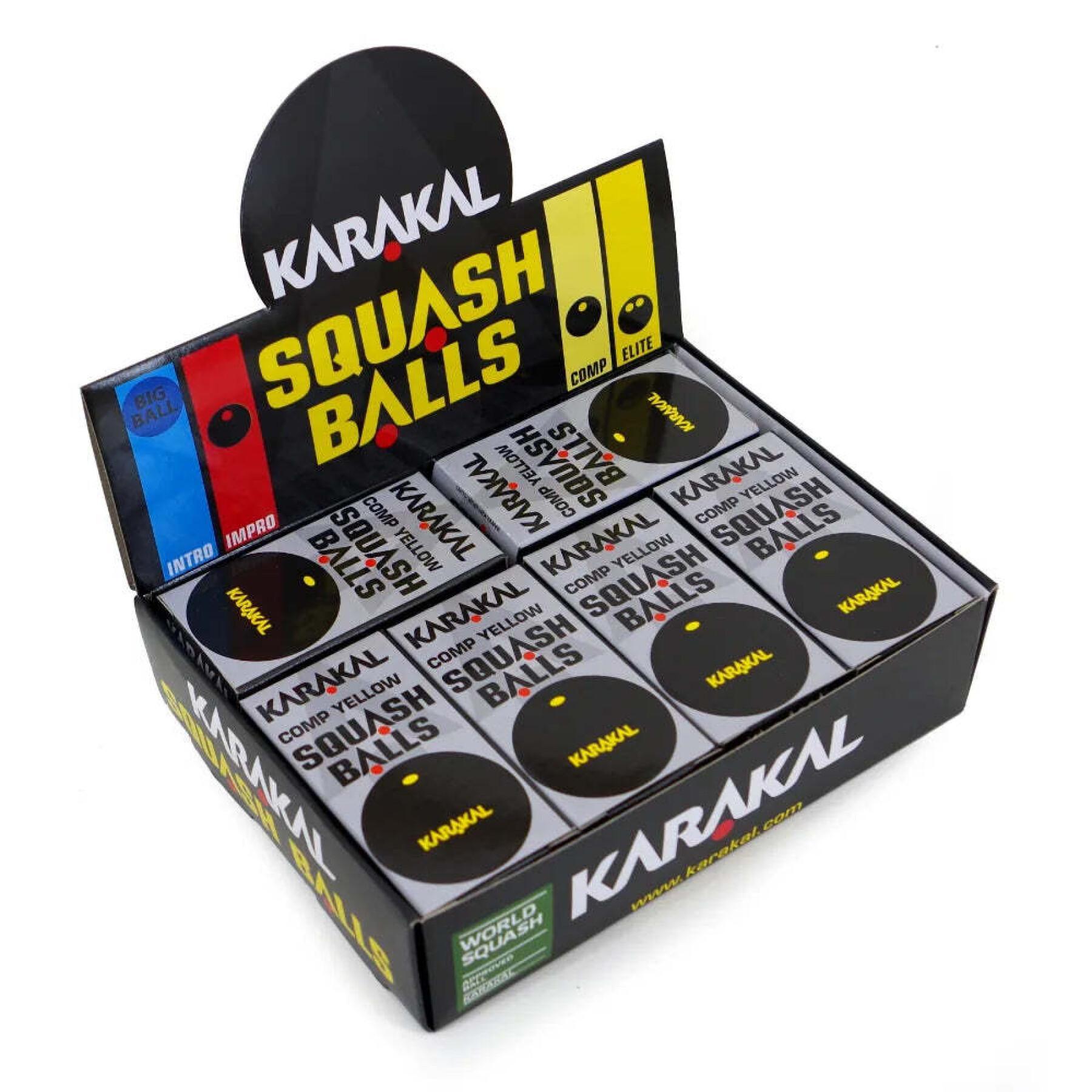 Confezione da 12 palline da tennis Karakal