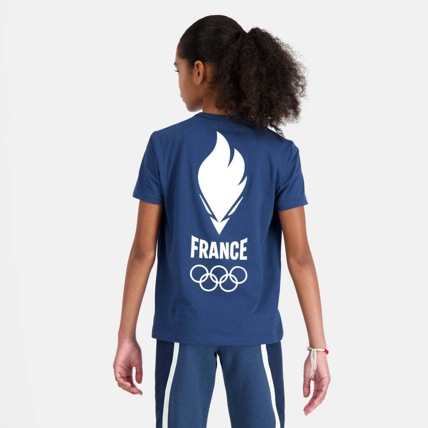 T-shirt  per bambini Le Coq Sportif Paris 2024