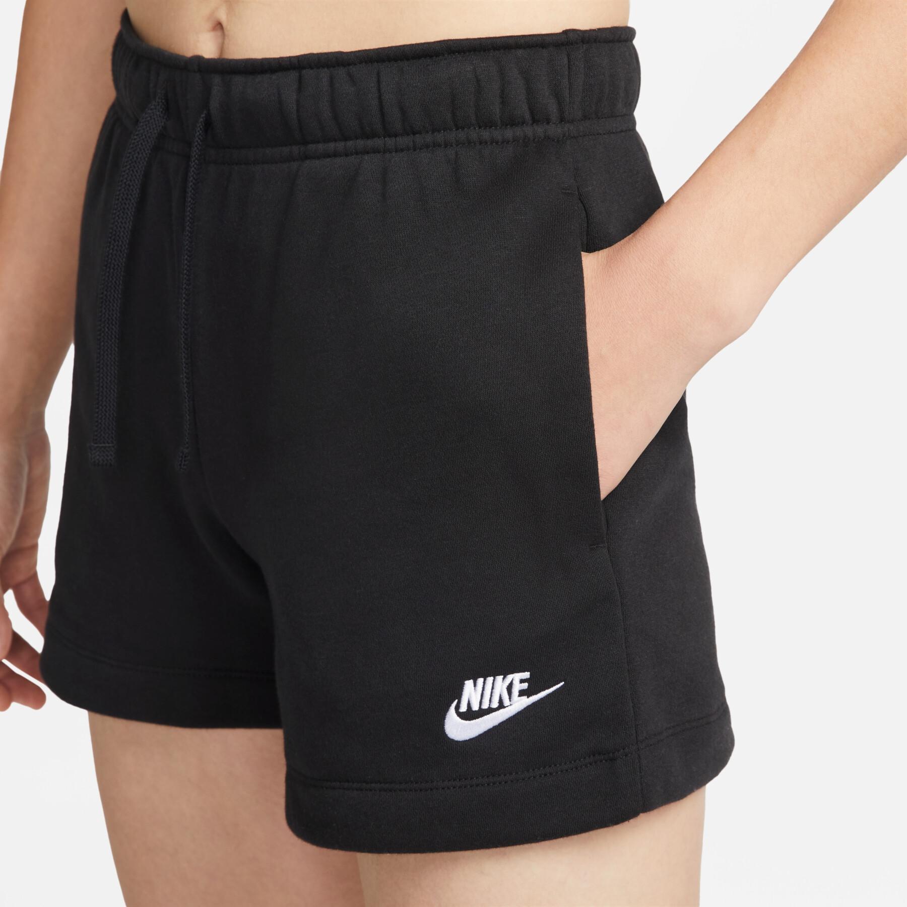 Pantaloncini in pile da donna Nike Sportswear Club MR