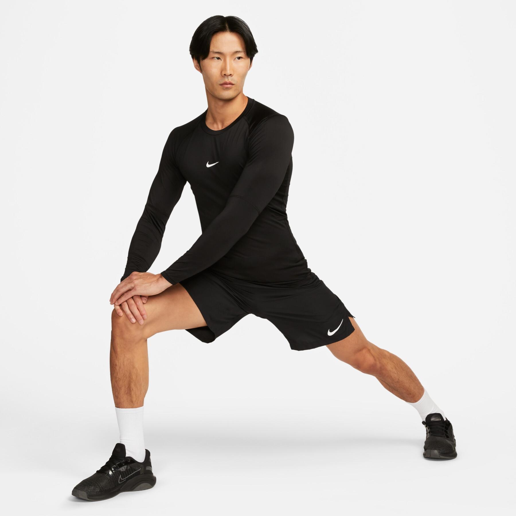 Maglia aderente a maniche lunghe Nike Pro 