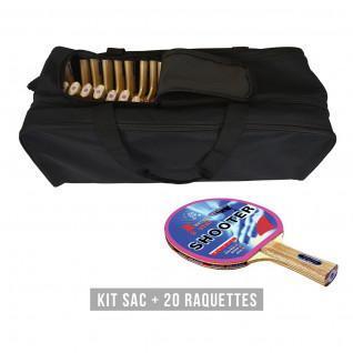 Kit di racchette (borsa + 20 racchette) Sporti France Shooter