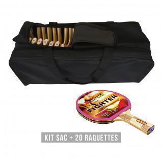 Kit di racchette (borsa + 20 racchette) Sporti France Fighter