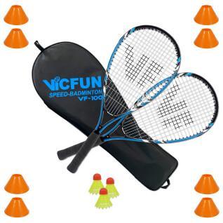 Racchetta da Badminton Victor Vicfun Speed 100 Set