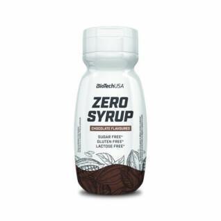 Confezione da 6 tubi di snack Biotech USA zero syrup - Chocolate 320ml