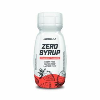 Confezione da 6 tubi di snack Biotech USA zero syrup - Fraise 320ml