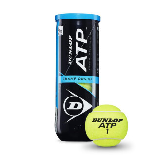 Set di 3 palle da tennis Dunlop atp championship