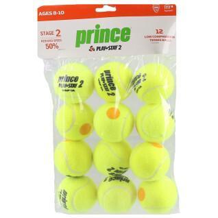 Sacchetto di 12 palline da tennis Prince Play & Stay - stage 2