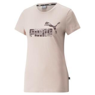 T-shirt animalier da donna Puma ESS+