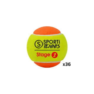 Sacchetto da 36 palline da tennis Sporti Stage 2