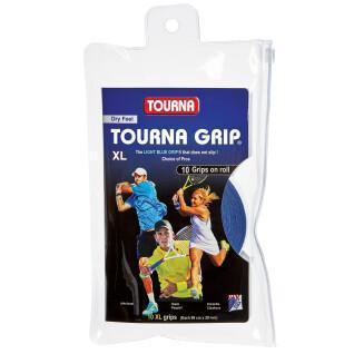 Blister di 10 cuscinetti da tennis Tourna Grip 10XL
