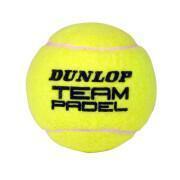 Set di 3 palle da padel Dunlop team