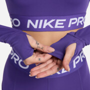 Maglia crop donna a maniche lunghe Nike Pro 365